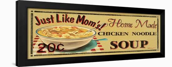 Chicken Noodle Soup-Catherine Jones-Framed Art Print