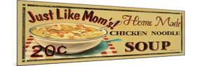 Chicken Noodle Soup-Catherine Jones-Mounted Premium Giclee Print