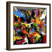 Chicken Out-Martin Kalhoej-Framed Art Print