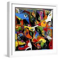 Chicken Out-Martin Kalhoej-Framed Art Print