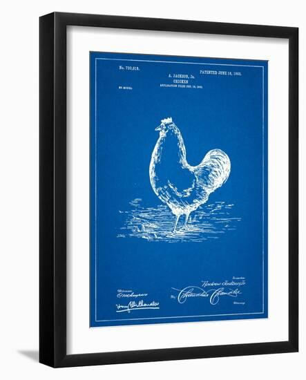 Chicken Patent-Cole Borders-Framed Art Print