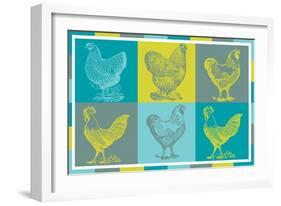 Chicken Pop 1-null-Framed Giclee Print