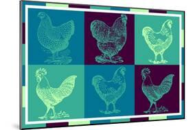 Chicken Pop 2-null-Mounted Giclee Print