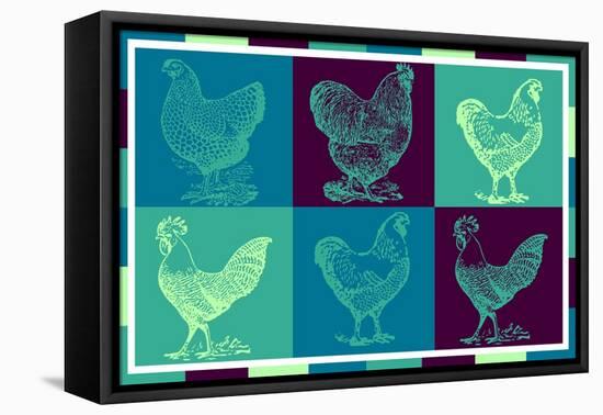 Chicken Pop 2-null-Framed Stretched Canvas