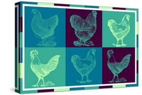 Chicken Pop 2-null-Stretched Canvas