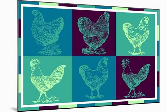 Chicken Pop 2-null-Mounted Giclee Print