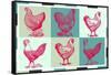 Chicken Pop 3-null-Framed Stretched Canvas