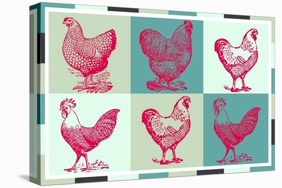 Chicken Pop 3-null-Stretched Canvas