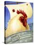Chicken Ship-Will Bullas-Stretched Canvas