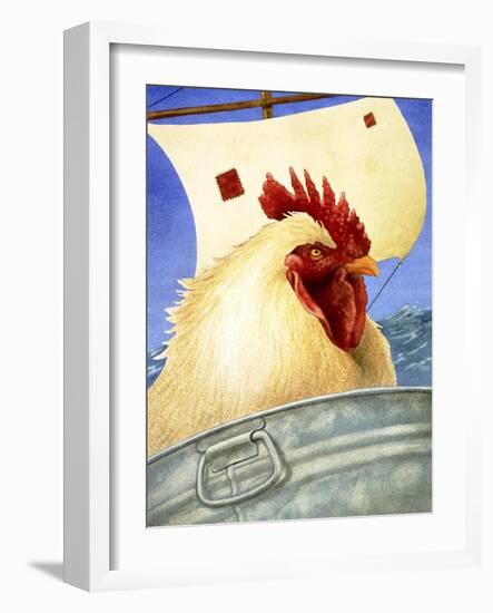 Chicken Ship-Will Bullas-Framed Giclee Print