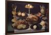 Chicken, Still Life, Paint on Wood, 1639-Peter Binoit-Framed Giclee Print