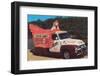 Chicken Truck-Found Image Press-Framed Photographic Print