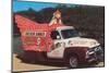 Chicken Truck-Found Image Press-Mounted Photographic Print