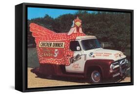 Chicken Truck-null-Framed Stretched Canvas