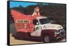 Chicken Truck-null-Framed Stretched Canvas