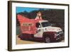 Chicken Truck-null-Framed Art Print