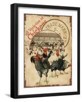 Chicken Varieties-null-Framed Giclee Print