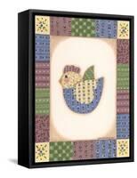 Chicken VI-Debbie McMaster-Framed Stretched Canvas