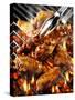 Chicken Wings on Barbecue Rack-Paul Williams-Stretched Canvas