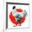 Chicken-Charles Bull-Framed Giclee Print