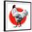 Chicken-Charles Bull-Framed Giclee Print