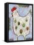 Chicken-Funked Up Art-Framed Stretched Canvas