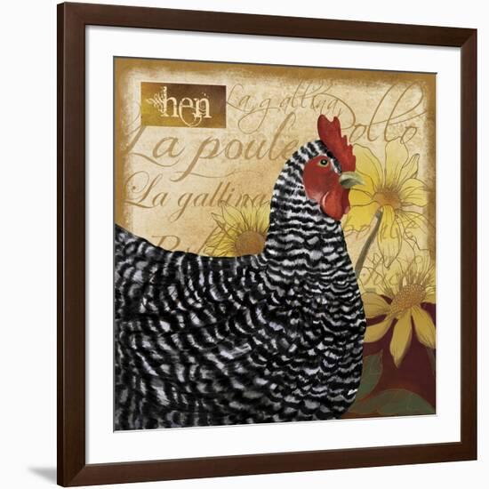 Chicken-Fiona Stokes-Gilbert-Framed Giclee Print