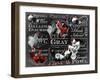 Chickens Chalk-null-Framed Giclee Print