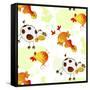 Chickens, Cows, Ducks-null-Framed Stretched Canvas