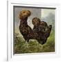 Chickens: Gold Spangled Polish-Lewis Wright-Framed Art Print