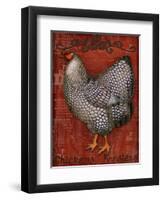 Chickens & Roosters-Kate Ward Thacker-Framed Premium Giclee Print