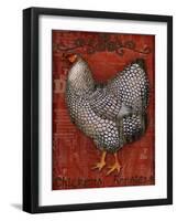 Chickens & Roosters-Kate Ward Thacker-Framed Giclee Print