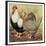 Chickens: Silver-Grey Dorkings-Lewis Wright-Framed Art Print