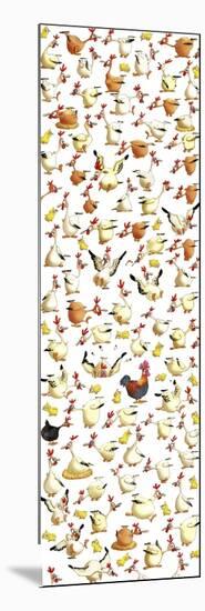 Chickens-Francois Ruyer-Mounted Giclee Print