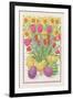 Chicks, Eggs and Flowers, 1995-Linda Benton-Framed Giclee Print