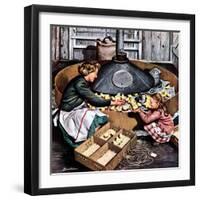 "Chicks in Incubator," March 5, 1949-Stevan Dohanos-Framed Giclee Print