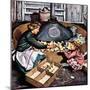 "Chicks in Incubator," March 5, 1949-Stevan Dohanos-Mounted Giclee Print