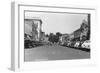 Chico, California Main Street View Photograph - Chico, CA-Lantern Press-Framed Art Print