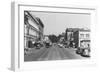 Chico, California Main Street View Photograph - Chico, CA-Lantern Press-Framed Art Print