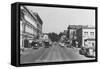 Chico, California Main Street View Photograph - Chico, CA-Lantern Press-Framed Stretched Canvas