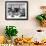 Chico (Left) and Groucho Marx at Lunch in the Famous Brown Derby Restaurant in Hollywood-null-Framed Photo displayed on a wall