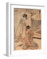 Chidori No Tamagawa-Kitagawa II Utamaro-Framed Giclee Print