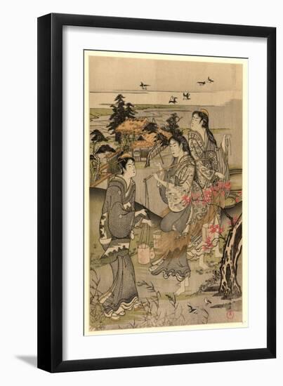 Chidori No Tamagawa-Kubo Shunman-Framed Giclee Print