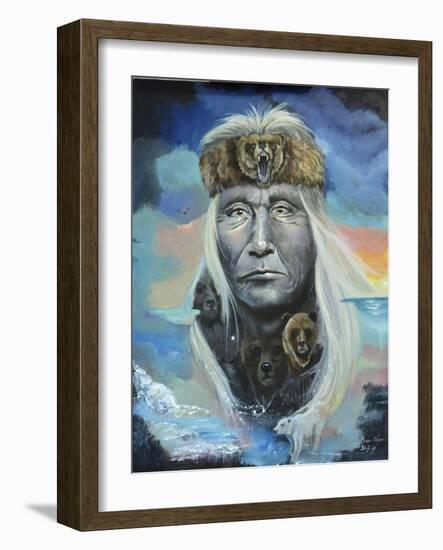 Chief Bear-Sue Clyne-Framed Giclee Print