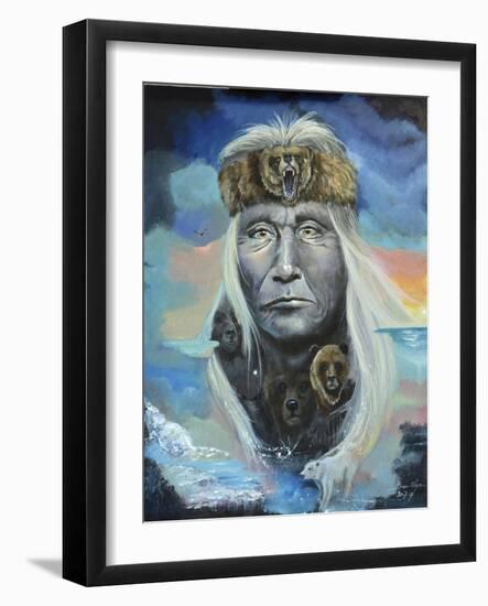 Chief Bear-Sue Clyne-Framed Giclee Print