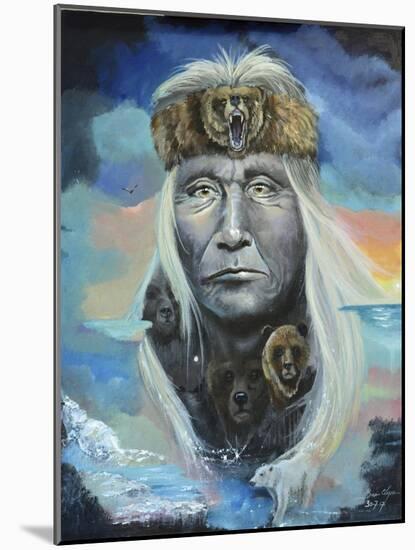 Chief Bear-Sue Clyne-Mounted Giclee Print