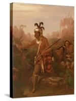Chief Billy Bowlegs, 1861-Charles Ferdinand Wimar-Stretched Canvas