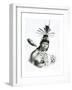 Chief Camacan Mongoyo from 'A Pitoresque and Historical Trip to Brazil' by Jean Baptist Debret-Charles Etienne Pierre Motte-Framed Giclee Print