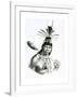 Chief Camacan Mongoyo from 'A Pitoresque and Historical Trip to Brazil' by Jean Baptist Debret-Charles Etienne Pierre Motte-Framed Giclee Print