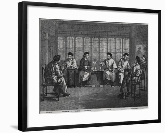 Chief Chinese Diplomats during Negotiations-null-Framed Giclee Print